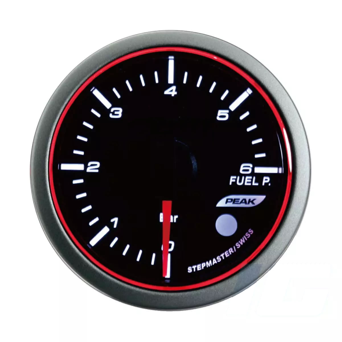 Performance Car Gauges - Fuel Pressure Gauge With Sensor and Warning and Peak For Your Sport Racing Car